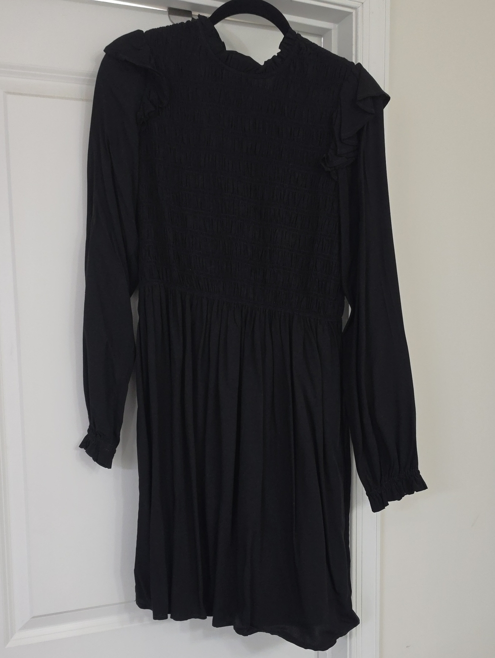 GAP Smocked Ruffle Mini Dress - Picture 5 of 8